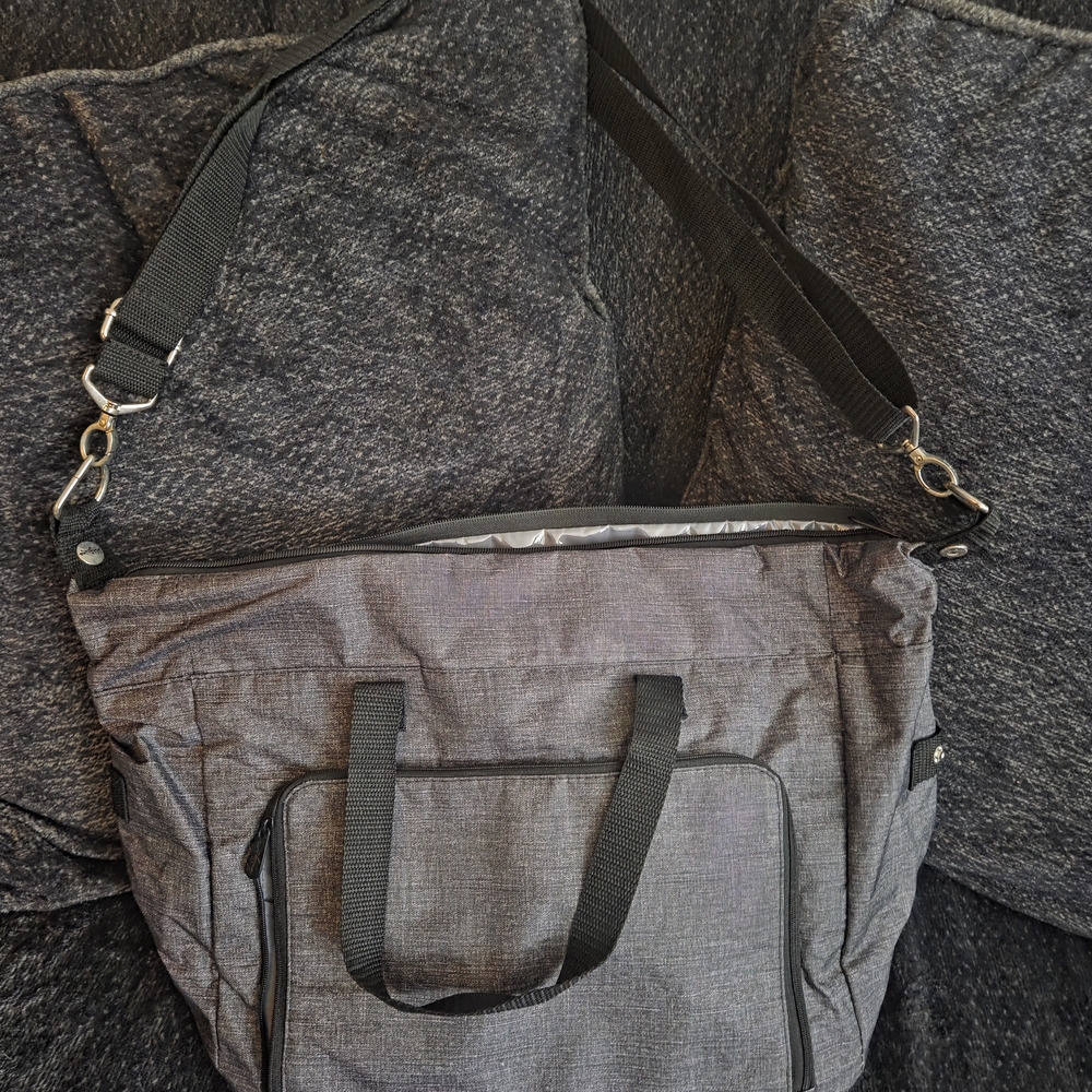 Thirty-One Silver Tote Bag